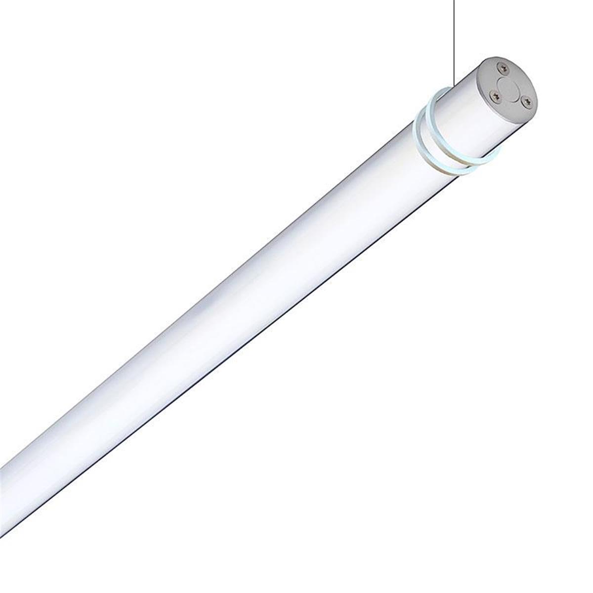 Pole 40 48VDC, Armatur för långa linjer med helt jämnt ljus. Pendlad / dikt