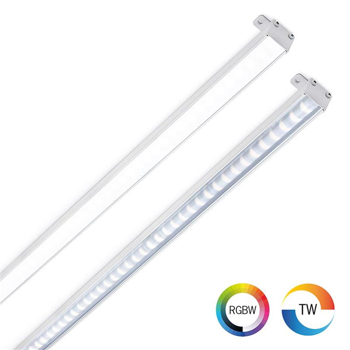 4Twenty5 surface TW_RGBW DE, Projektanpassat utförande med Tunable White eller RGBW.