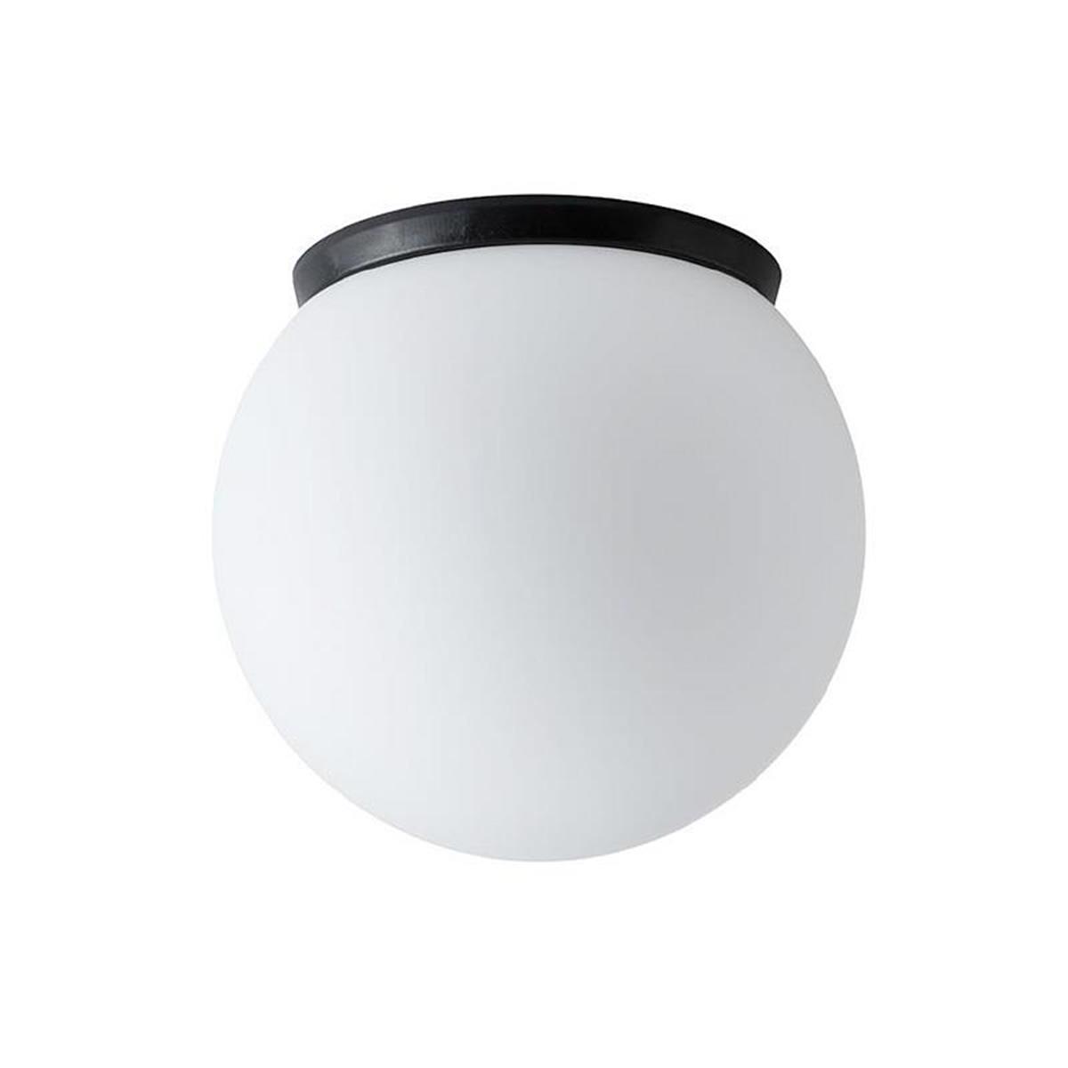 Styx, Vägg/takarmatur med kupa av opaliserat triplexglas. IP65