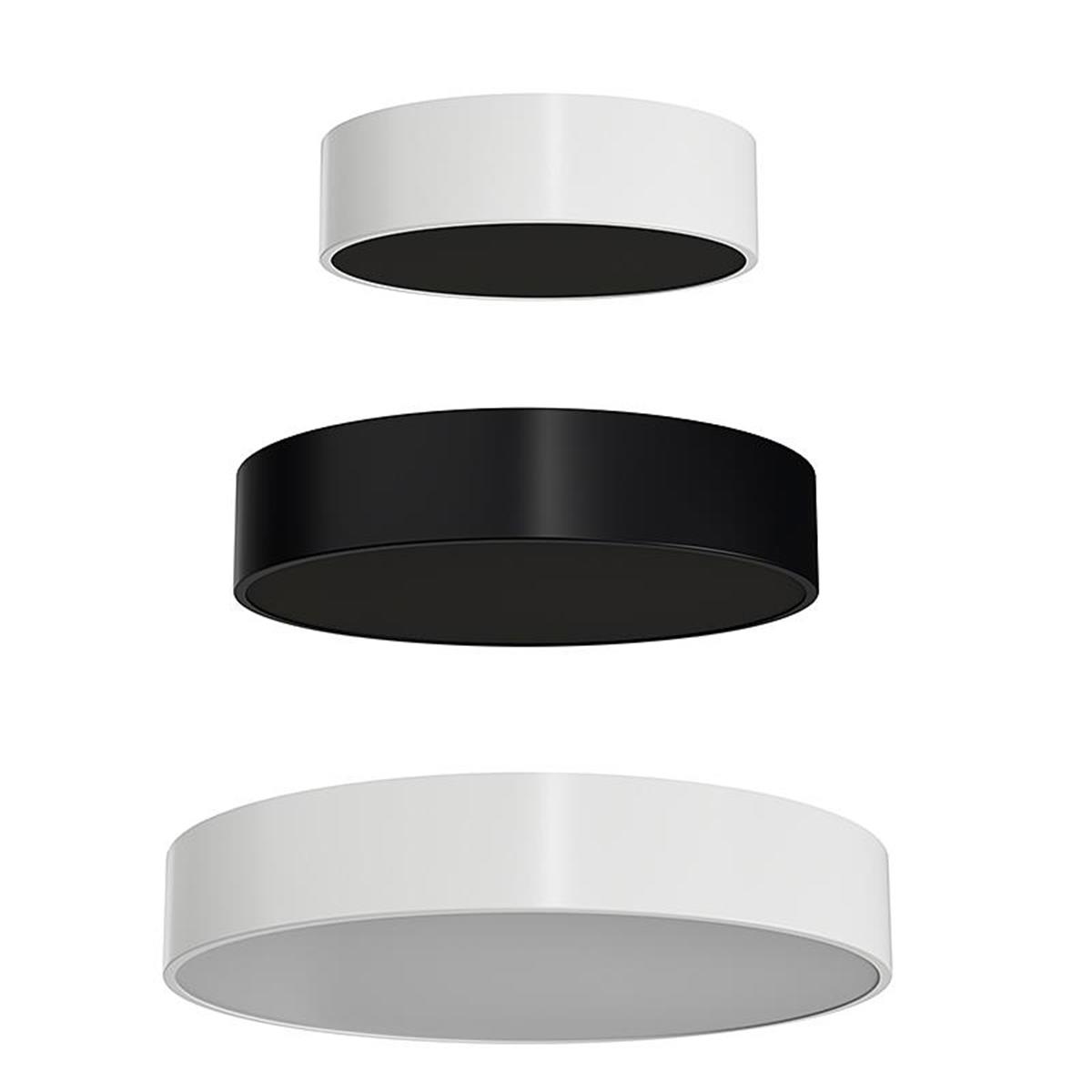 Kruger plafond, Plafond med metallkant och prismatisk eller opal avbländning