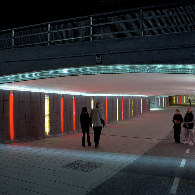 Projekt, Tunnelbelysning: Bollnäs resecentrum